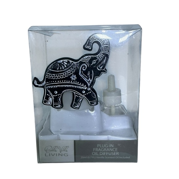 Bella Villa Living Elephant Fragrance Oil Diffuser Black and White - Picture 8 of 15